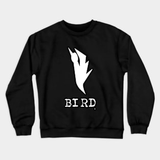 White bird, nature , logo. Crewneck Sweatshirt